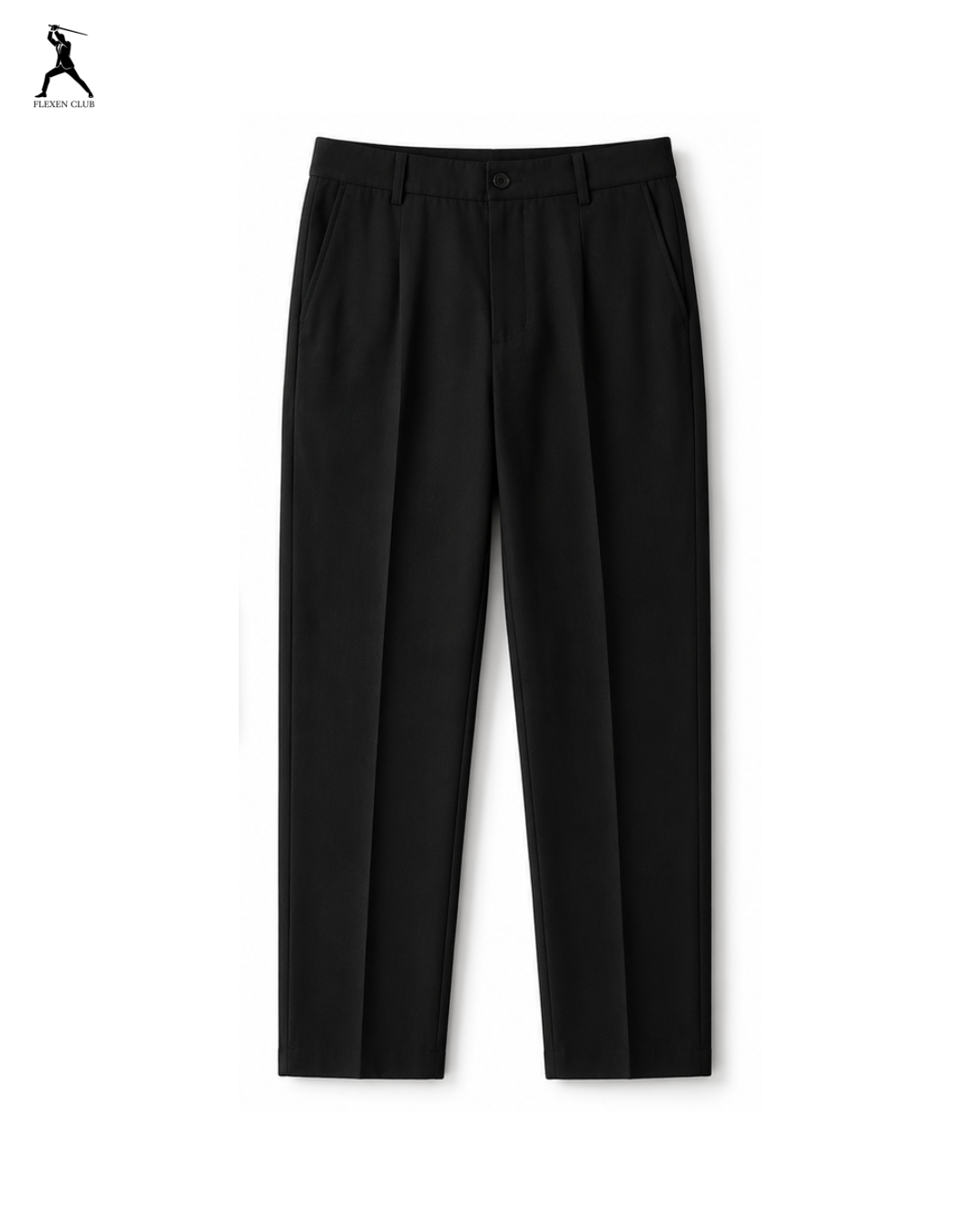 Old Money Classic Combo - Grey Shirt & Black Trouser