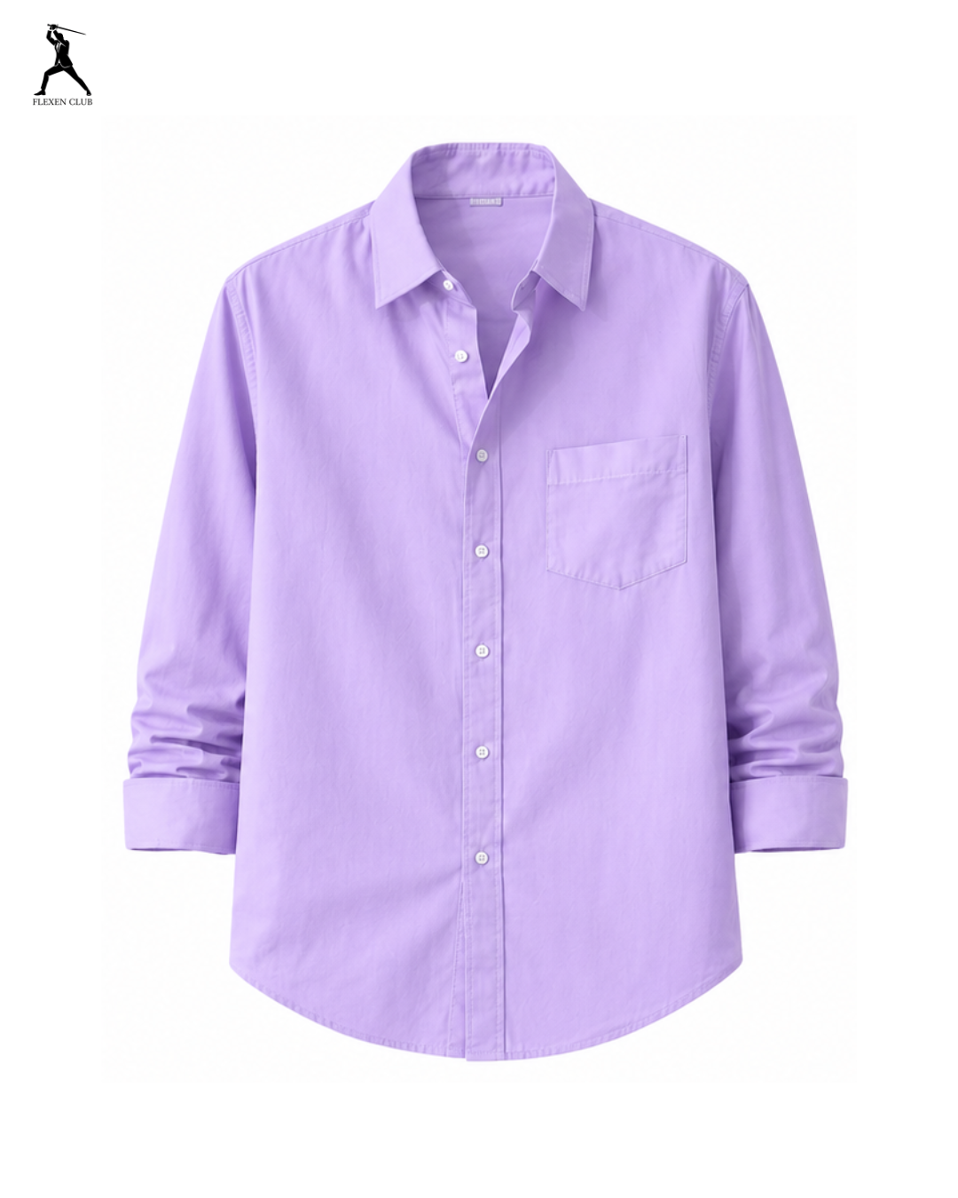 Old Money Classic Combo - Purpal Shirt & White Trouser