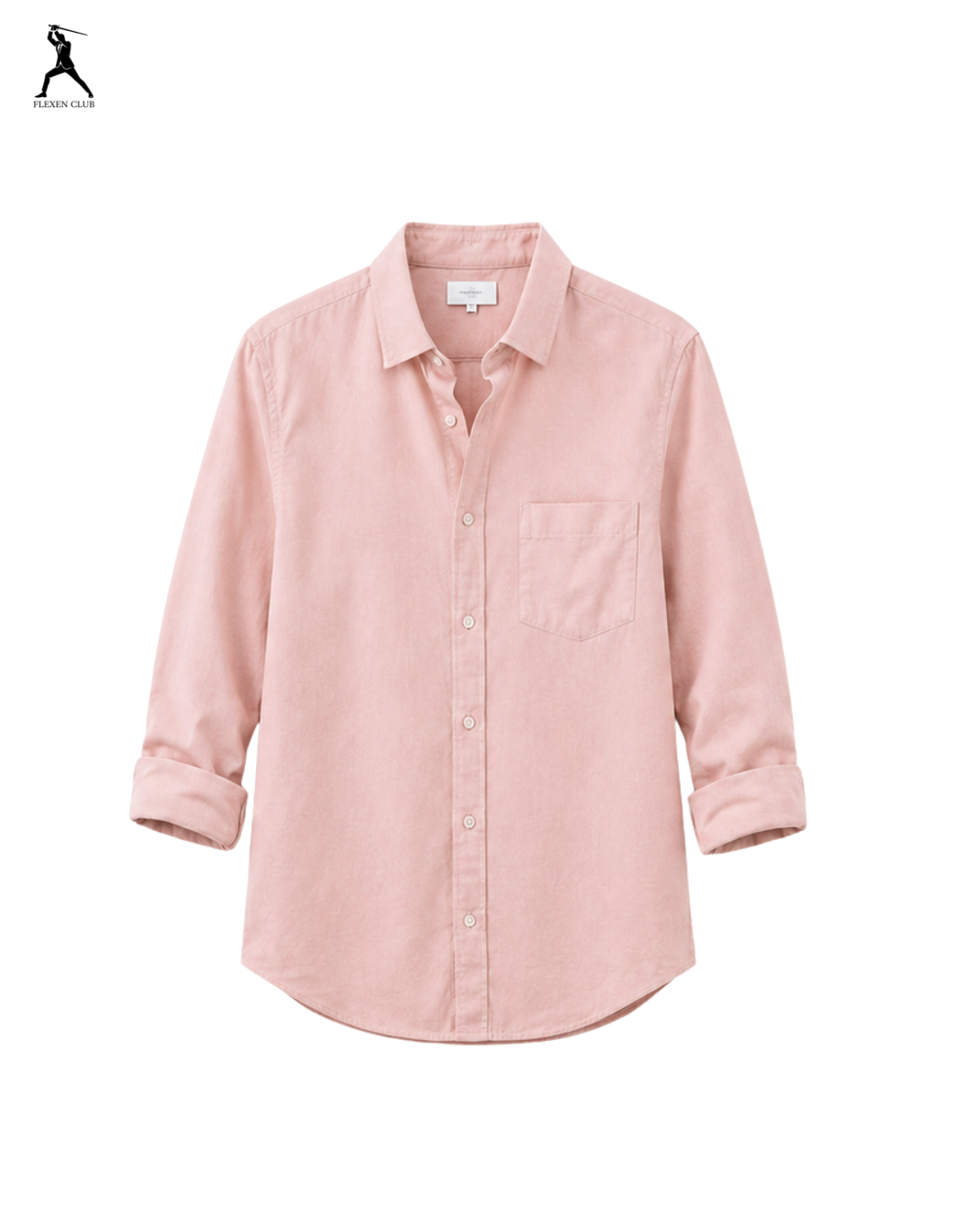 Old Money Classic Combo - Pink Shirt & Black Trouser