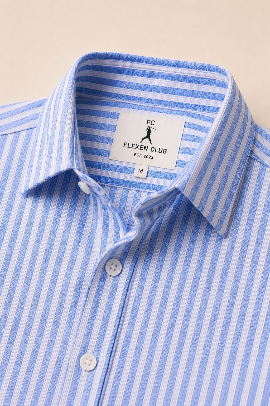 Flexen Club Men’s Blue Stripes Shirt