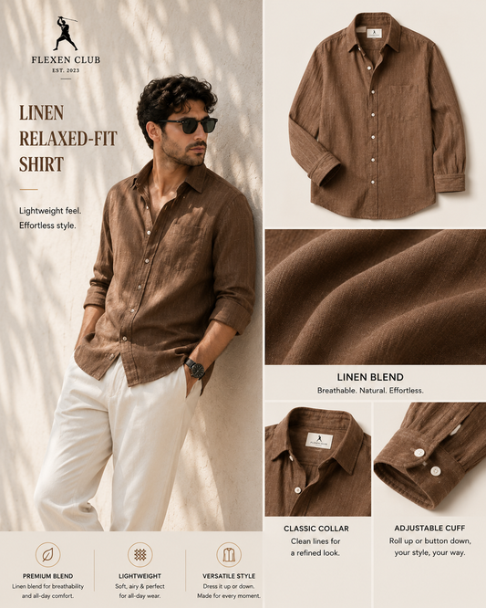 Flexen Club Men’s Smart Casual Shirt