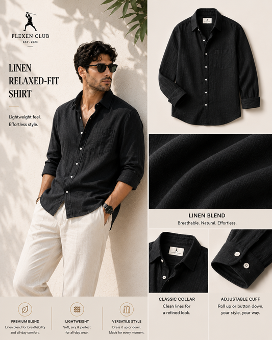 Flexen Club Men’s Versatile Wear Shirt
