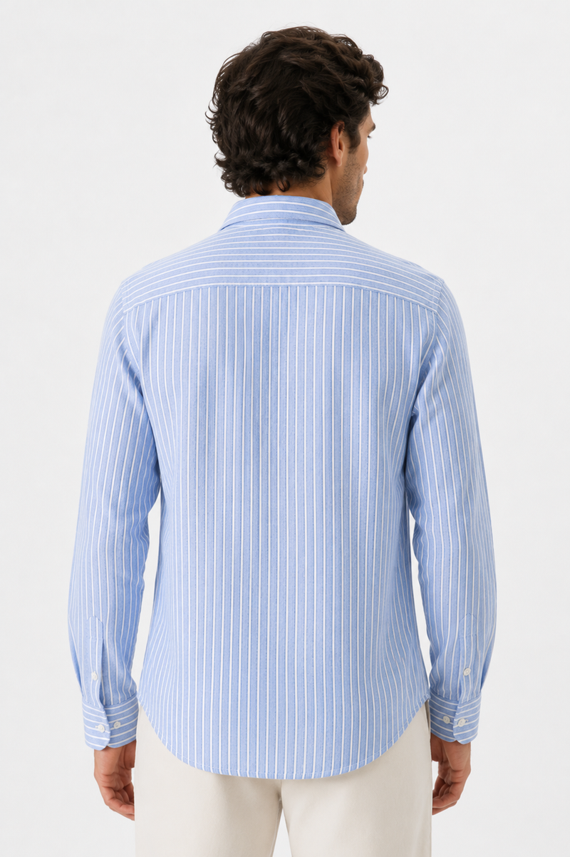Flexen Club Men’s Blue Stripes Shirt