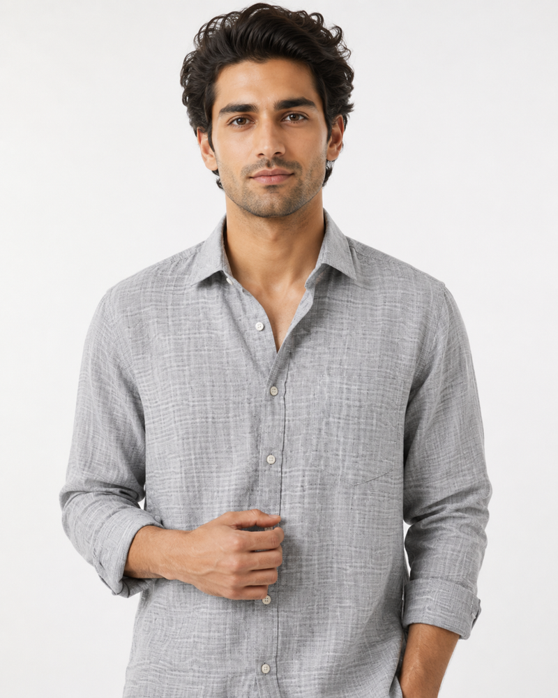 Flexen Club Men’s Grey Shirt