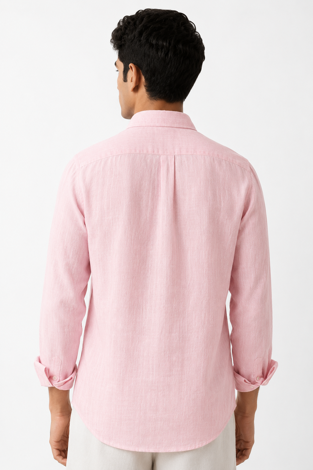 Flexen Club Men’s Pink Plain Shirt