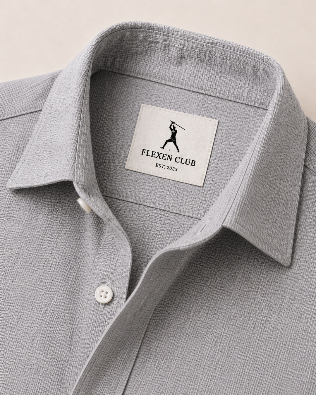 Flexen Club Men’s Grey Shirt